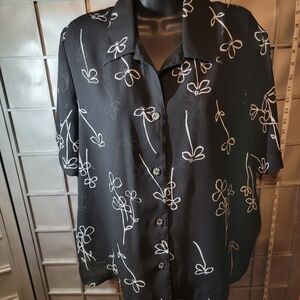 K.T. McKenzie 2 piece XL blouse